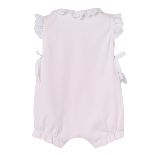 Picture of Paz Rodriguez Pink Cotton Romper
