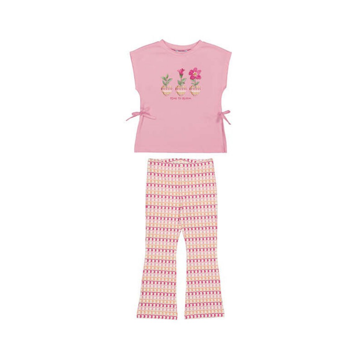 Picture of Mayoral Girls Pink Trouser Set