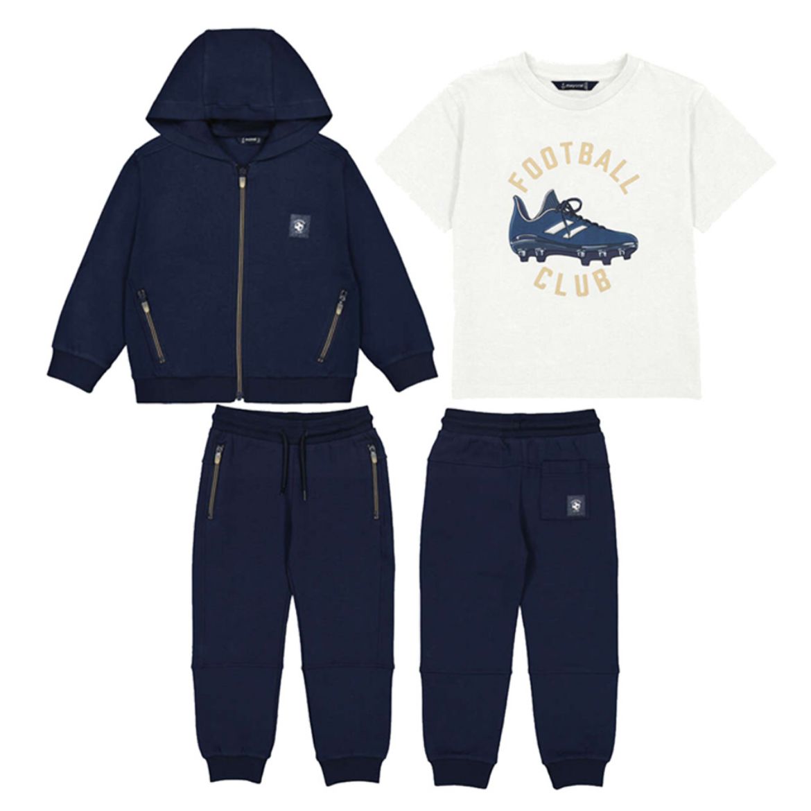 Picture of Mayoral Boys Navy 3 Piece Tracksuit
