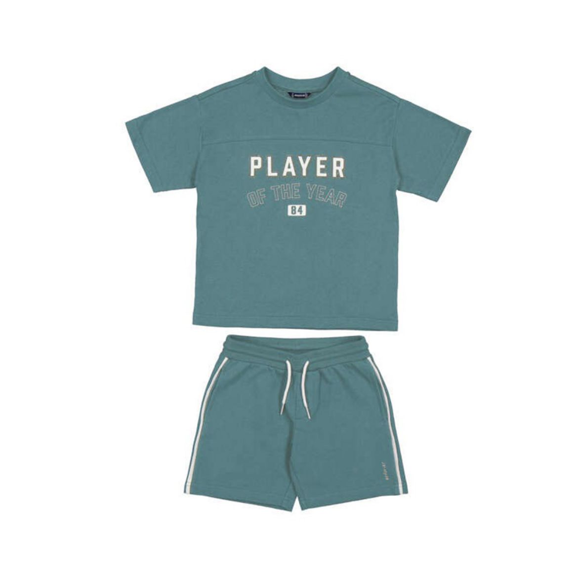 Picture of Mayoral Boys Green Top & Short Set