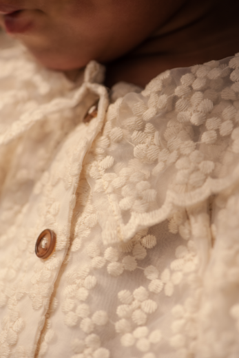 Picture of Donsje Mailien White Shirt & Ilea White Skirt Set