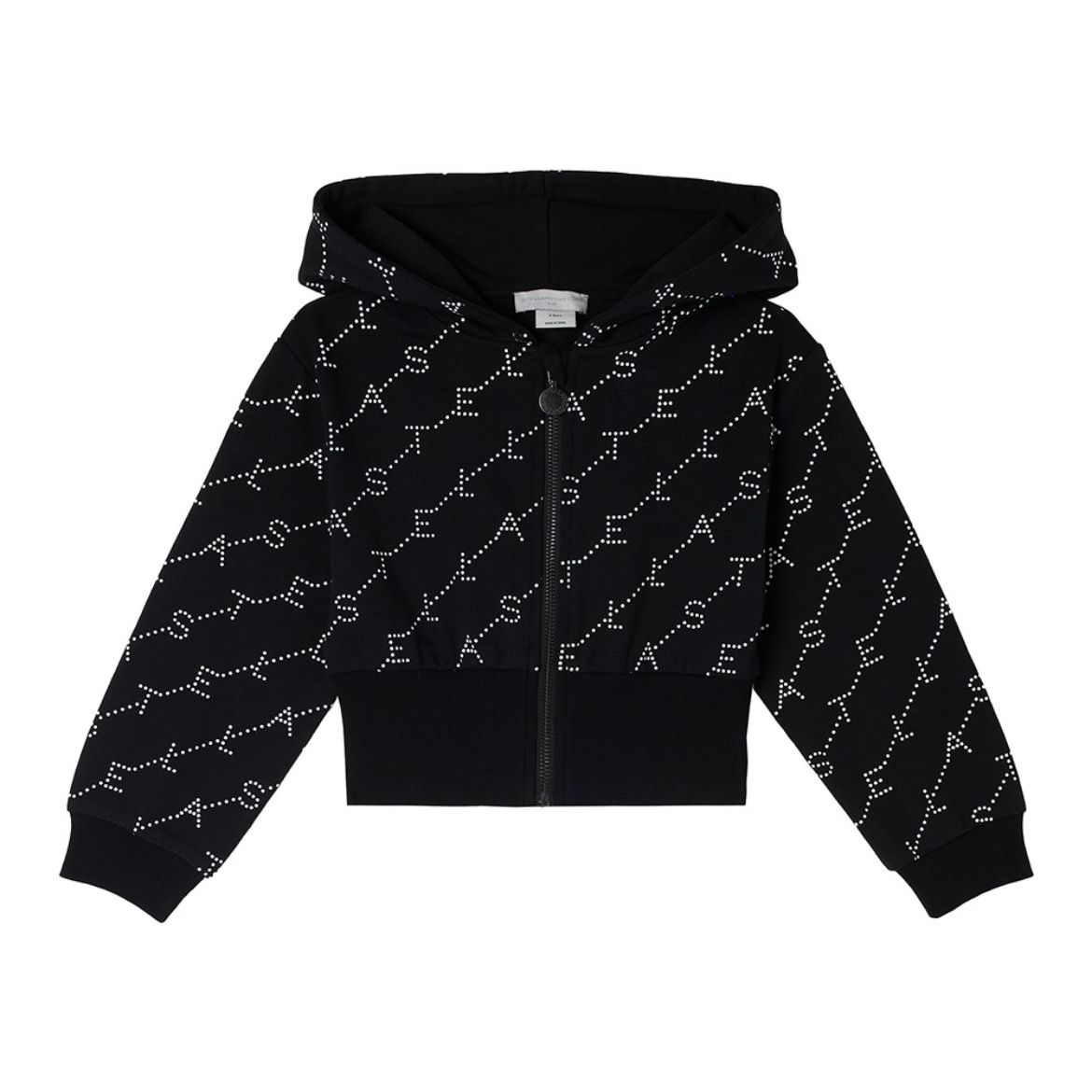 Picture of Stella Mc Cartney Girls Black & White Logo Jacket