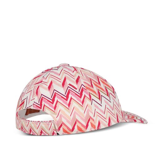 Picture of Missoni Girls Pink Printed Cap
