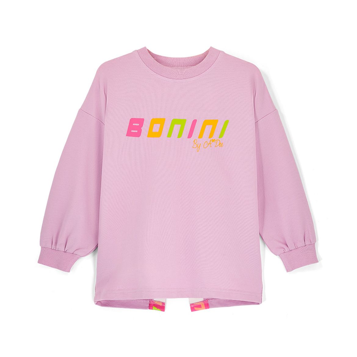 Picture of Bonini Lilac Logo Jumper with Detail