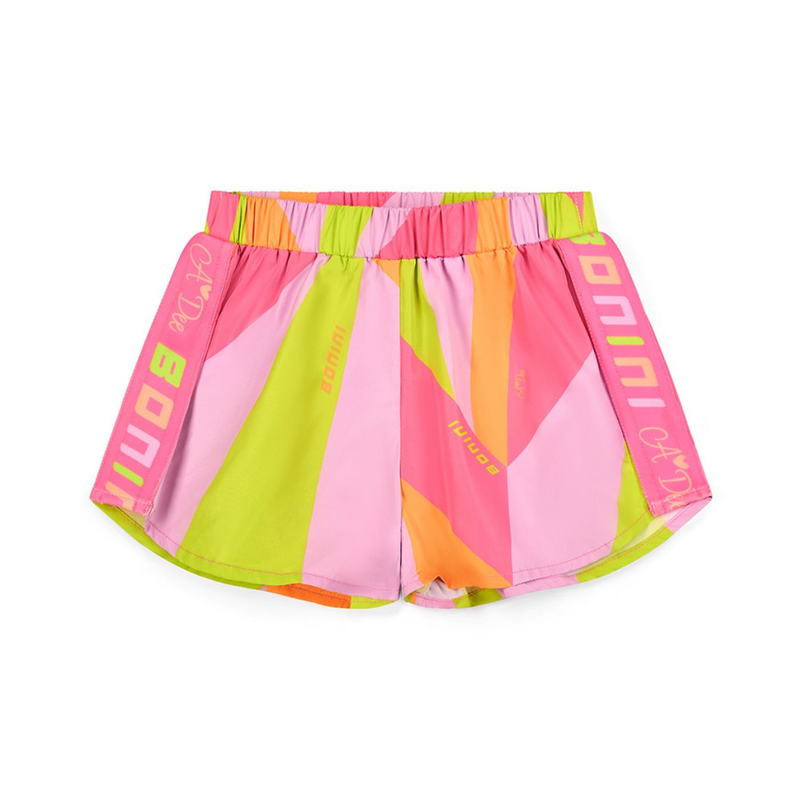 Picture of Bonini Pink Printed Track Shorts