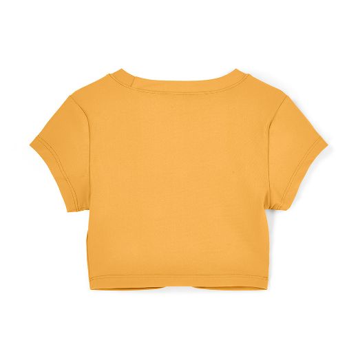 Picture of Bonini Orange Short Sleeve Crop Top