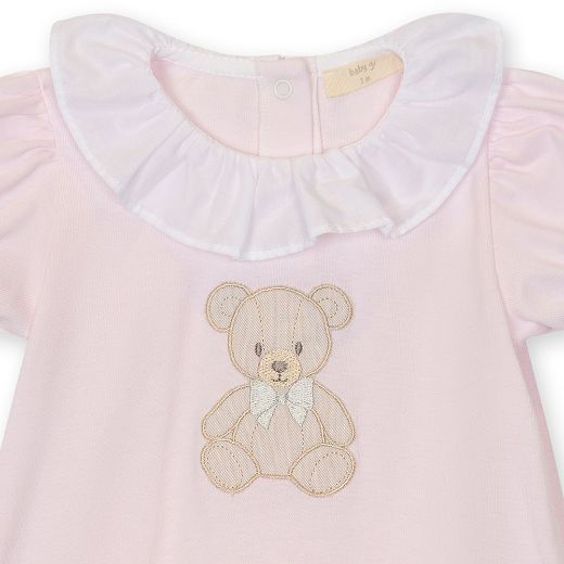 Picture of Baby Gi Pink Teddy Short Romper