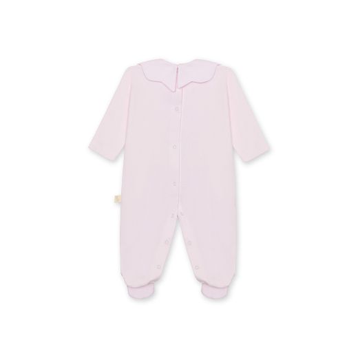 Picture of Baby Gi Pink Scalloped Cotton Babygrow