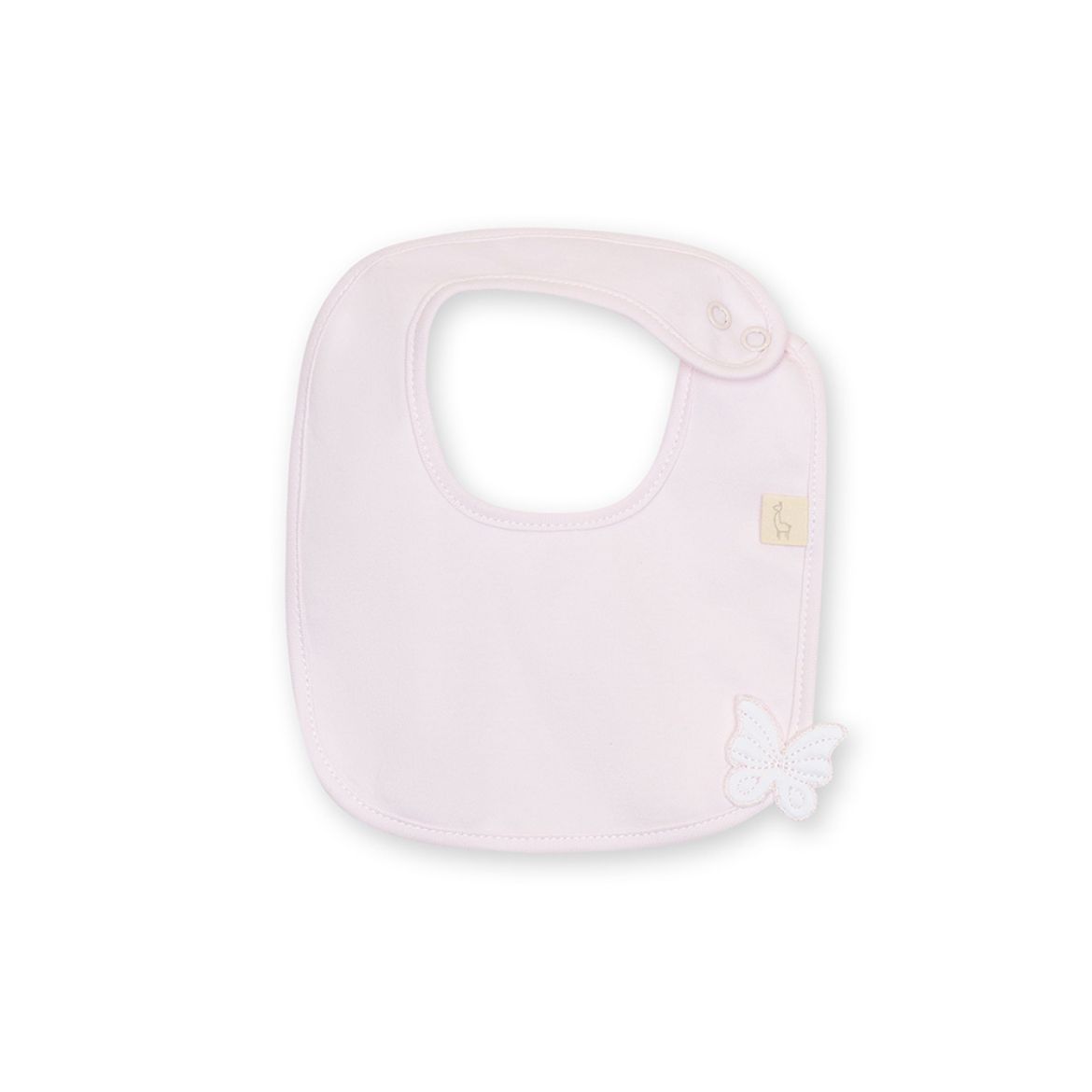 Picture of Baby Gi Pink Butterfly Bib