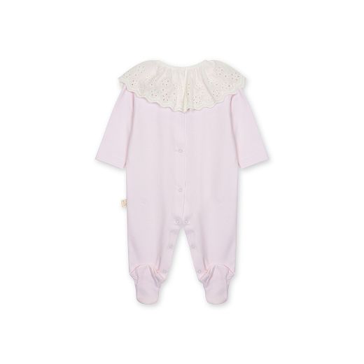 Picture of Baby Gi Pink Broderie Anglaise Babygrow