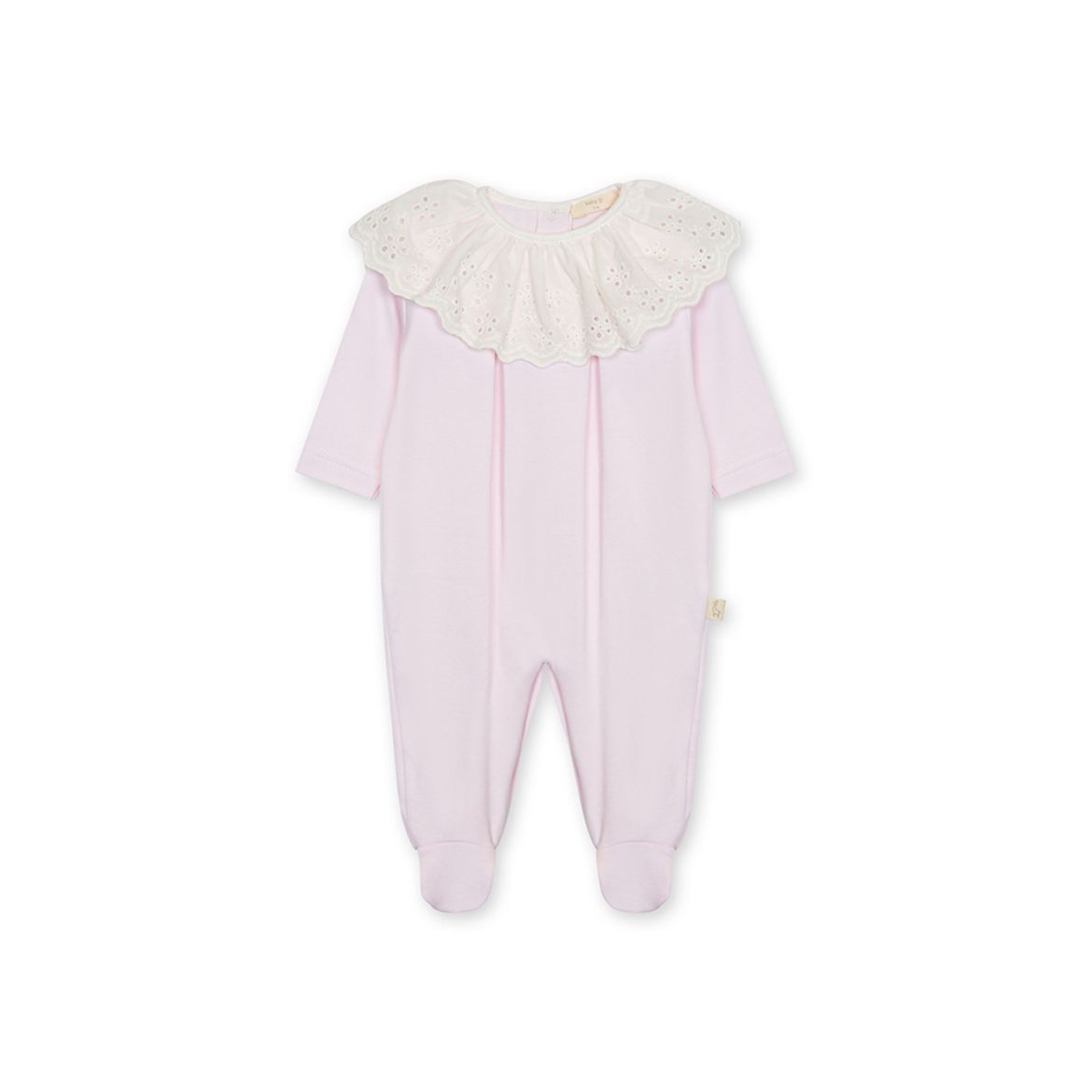 Picture of Baby Gi Pink Broderie Anglaise Babygrow