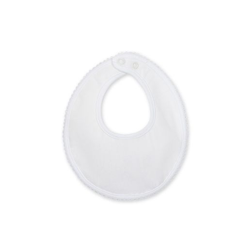 Picture of Baby Gi White Angel Wing Bib