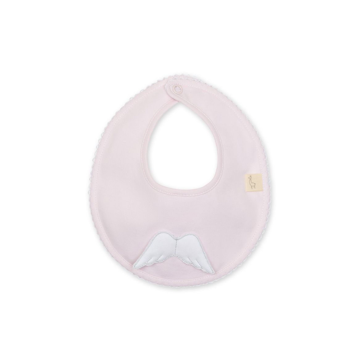 Picture of Baby Gi Pink Angel Wing Bib