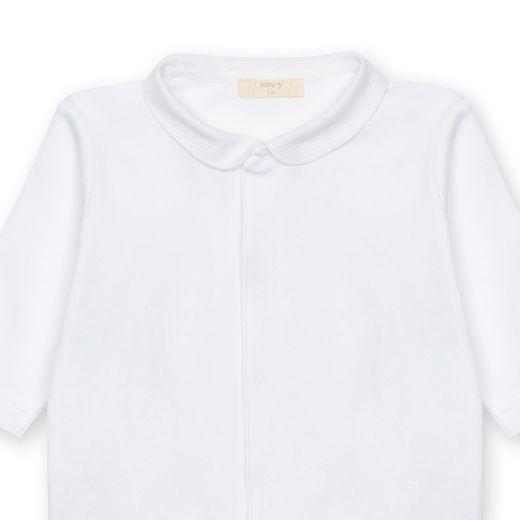 Picture of Baby Gi White Angel Wing Cotton Babygrow