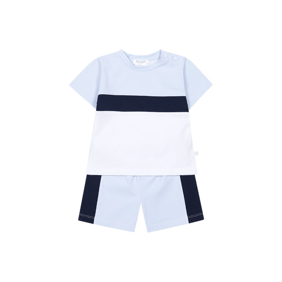Picture of Deolinda Boys Blue & Navy Short Set