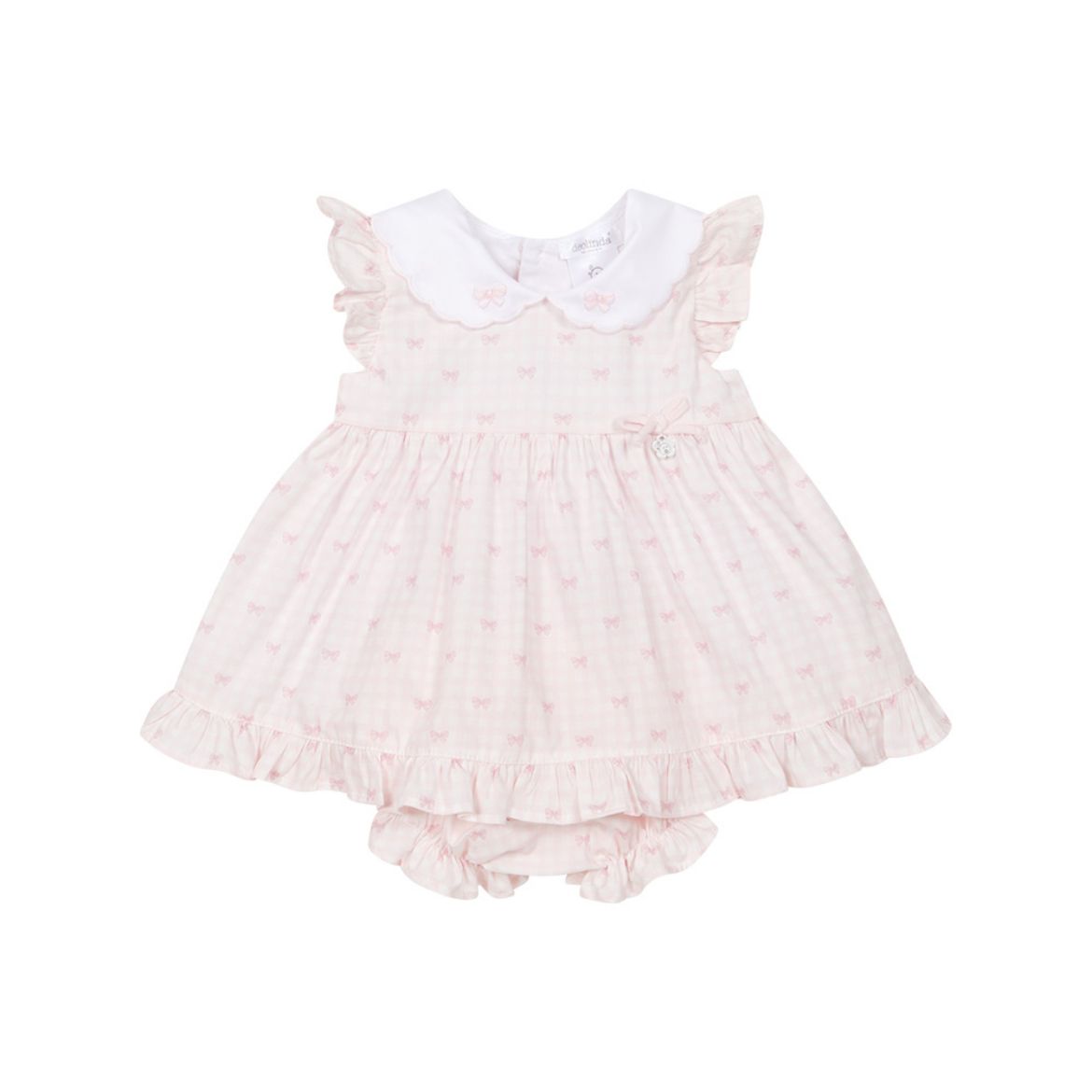 Picture of Deolinda Girls Pink Bow Dress