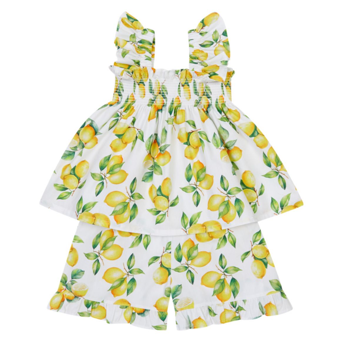 Picture of Deolinda Girls Lemon Top & Short Set
