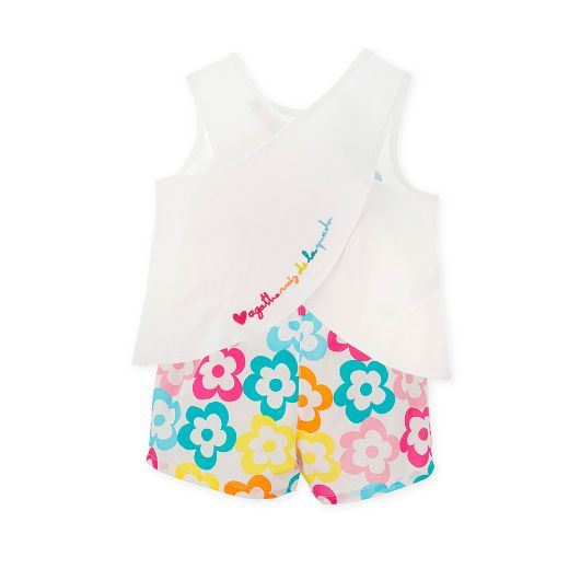 Picture of Agatha Ruiz De La Prada Multi Coloured Flower Top & Shorts Set