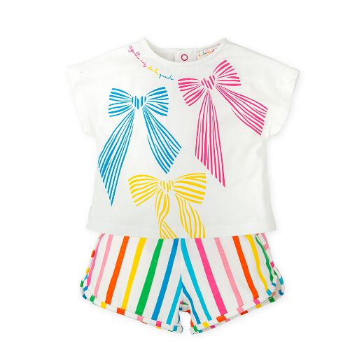 Picture of Agatha Ruiz De La Prada Bow Printed Top & Short Set