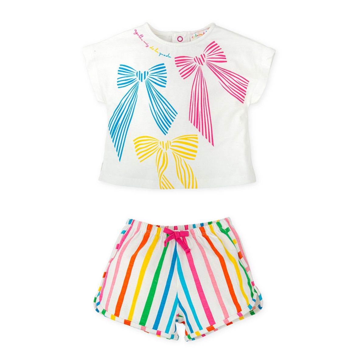 Picture of Agatha Ruiz De La Prada Bow Printed Top & Short Set