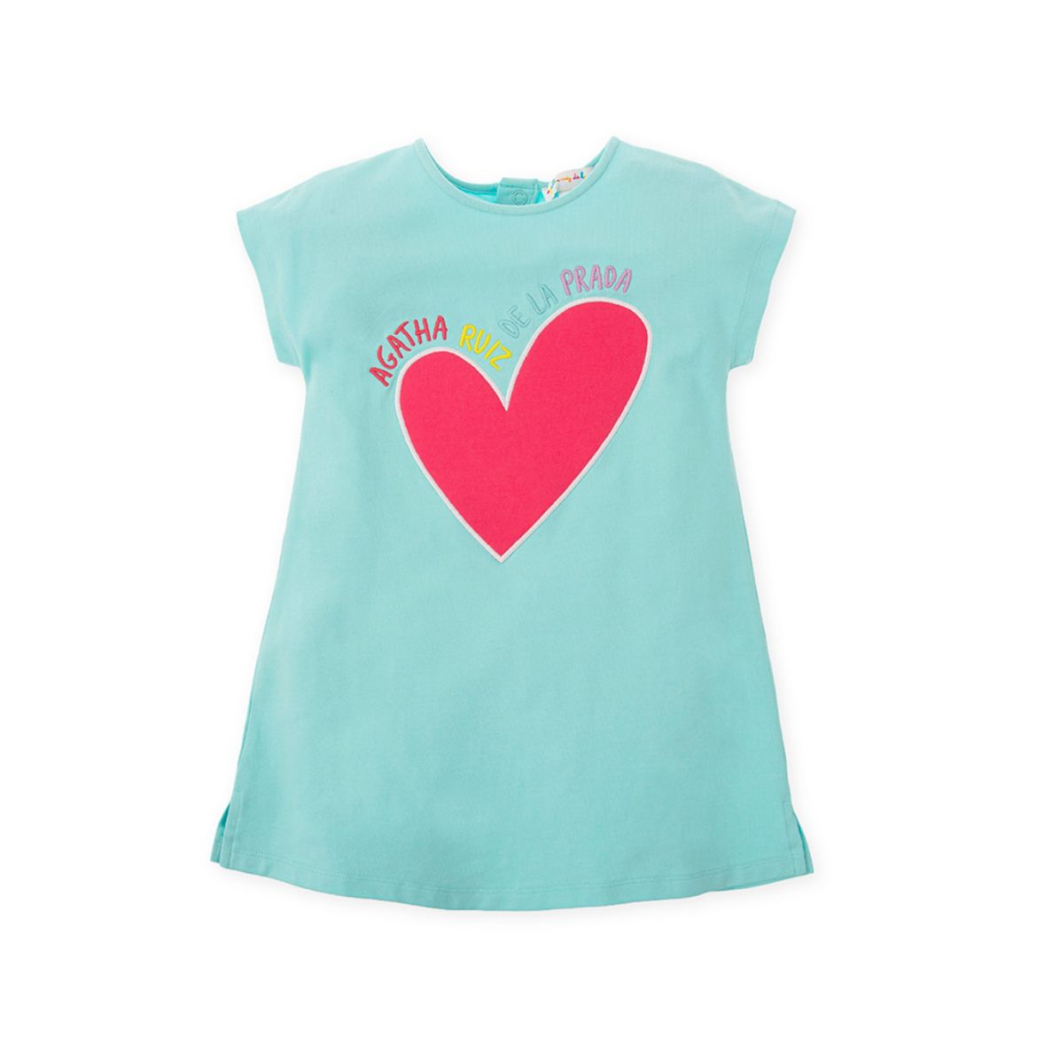 Picture of Agatha Ruiz De La Prada Blue Dress with Pink Heart