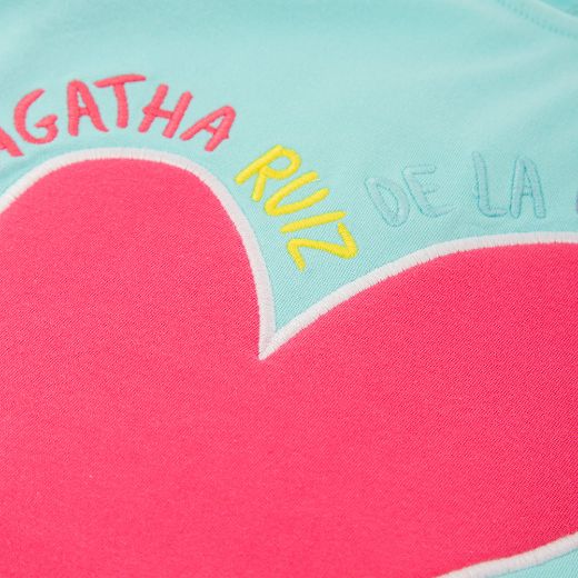 Picture of Agatha Ruiz De La Prada Blue Dress with Pink Heart