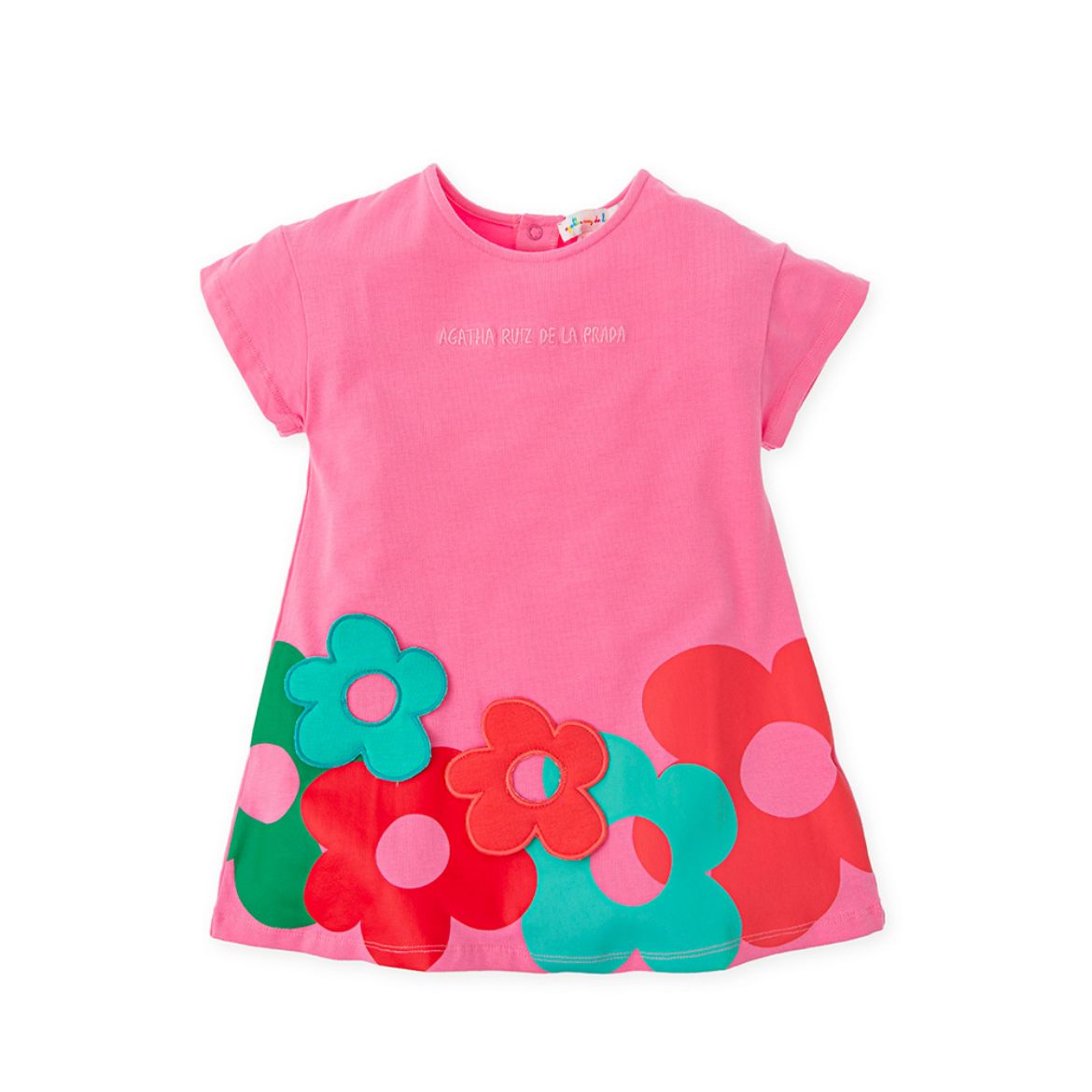 Picture of Agatha Ruiz De La Prada Pink Dress with Flowers