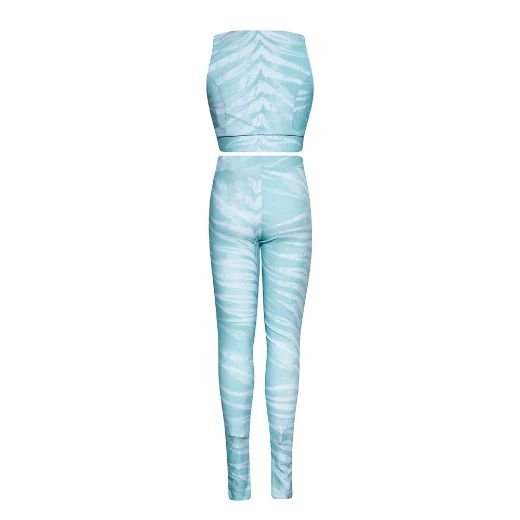 Picture of Just Cavalli Girls Blue Top & Leggings Set