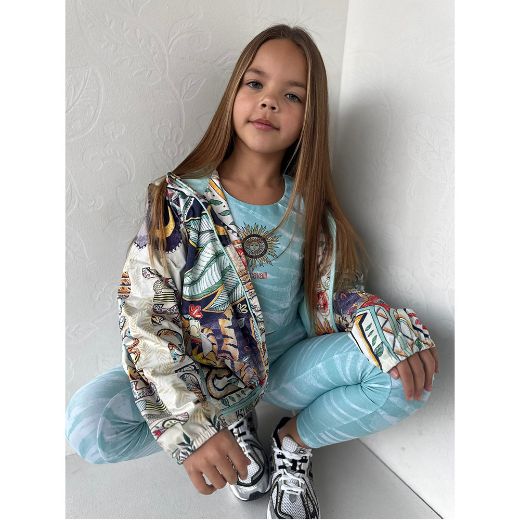 Picture of Just Cavalli Girls Printed Jacket