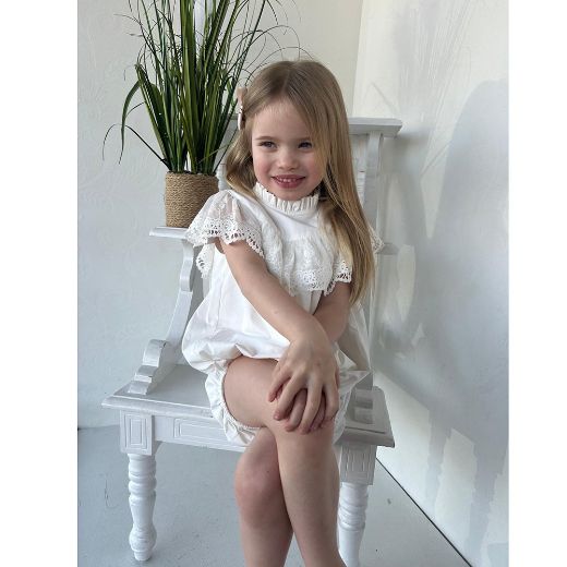 Picture of Phi Ivory Lace Romper