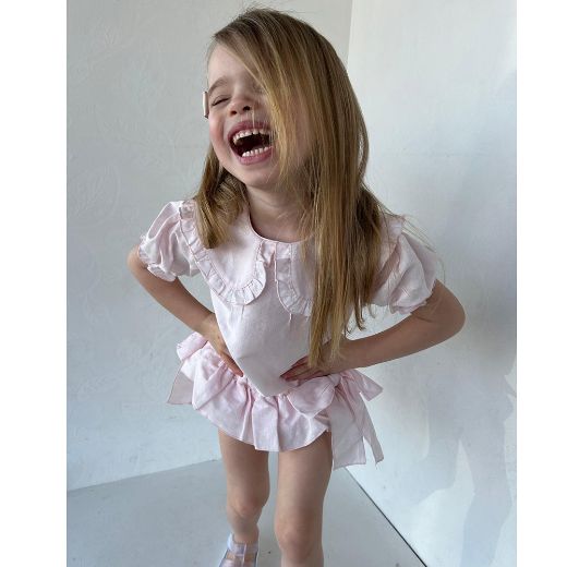 Picture of Phi Pink Top & Knicker Set