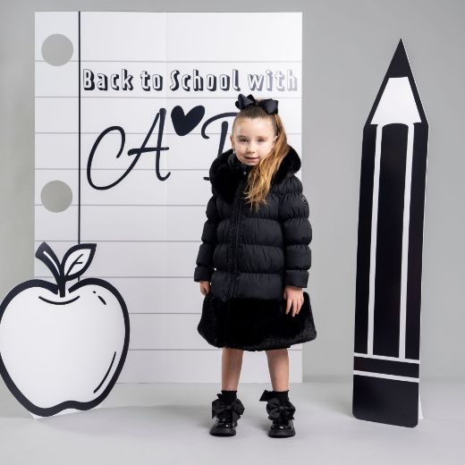 Picture of A Dee Rhea Black Long Jacket