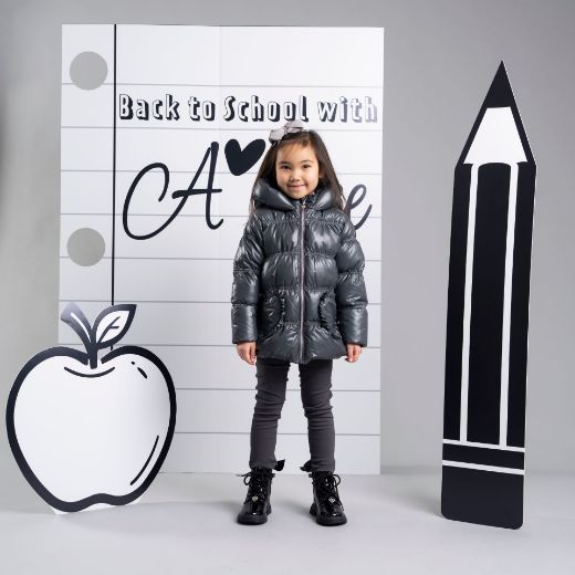 Picture of A Dee Luna Dark Grey Short Jacket