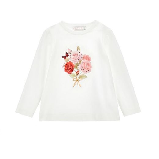 Picture of Monnalisa Flower Top And Skirt Set