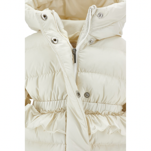 Picture of Monnalisa Cream Coat With Frills
