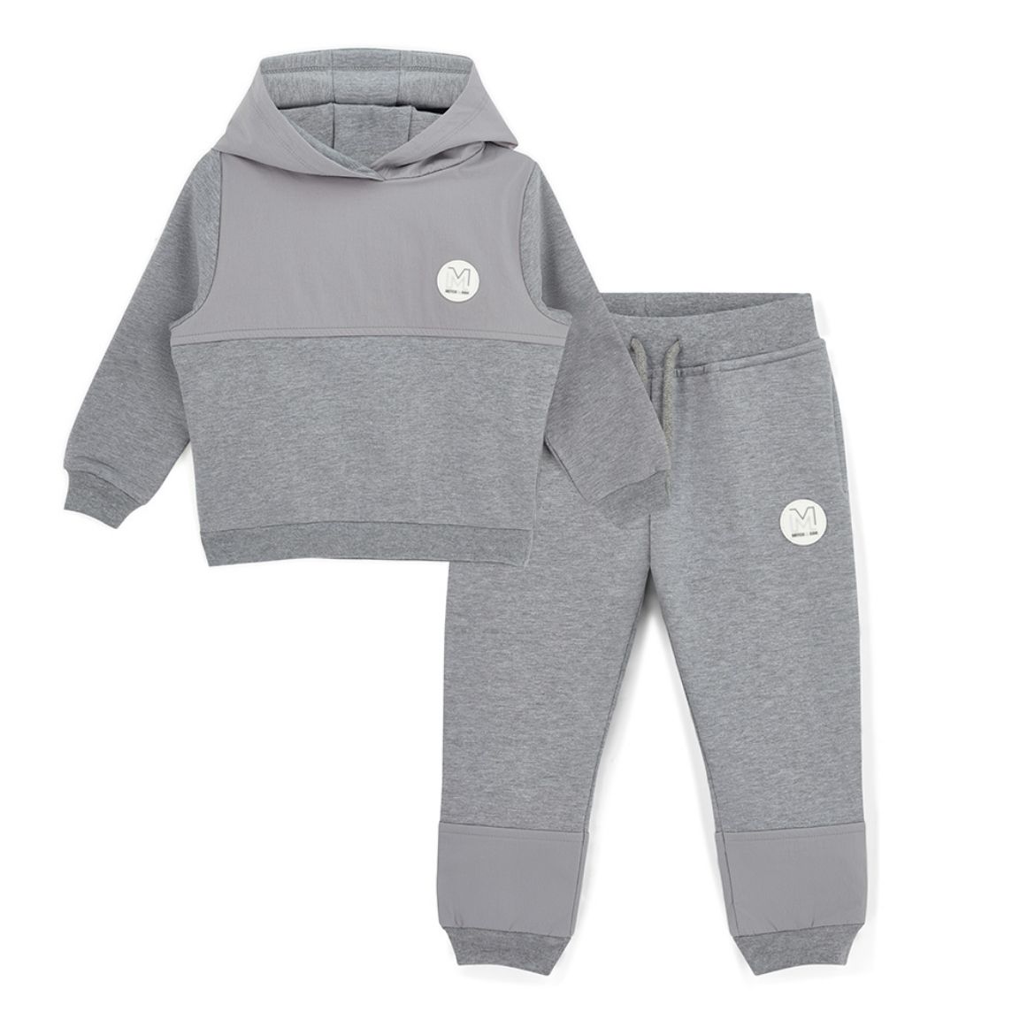 Picture of Mitch & Son Tobias Grey Marl Hoodie Tracksuit