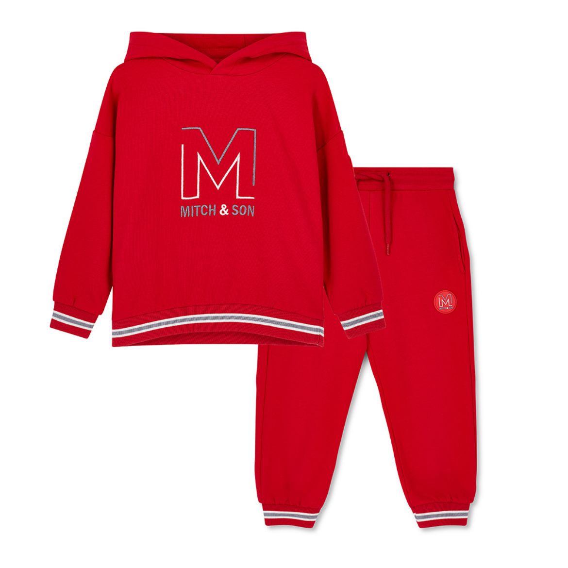 Picture of Mitch & Son Tate Red Hoody Tracksuit