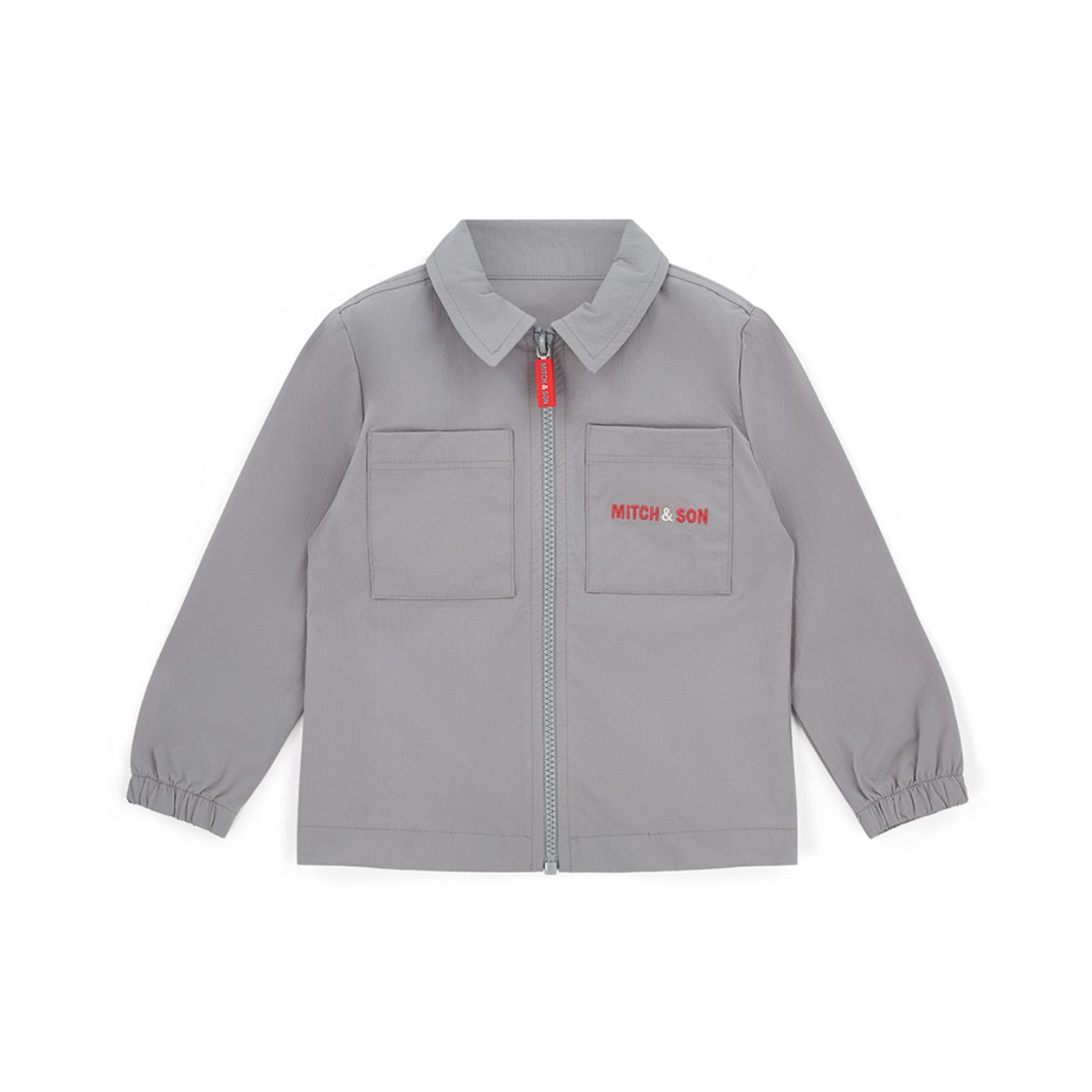 Picture of Mitch & Son Thiago Grey Nylon Shacket