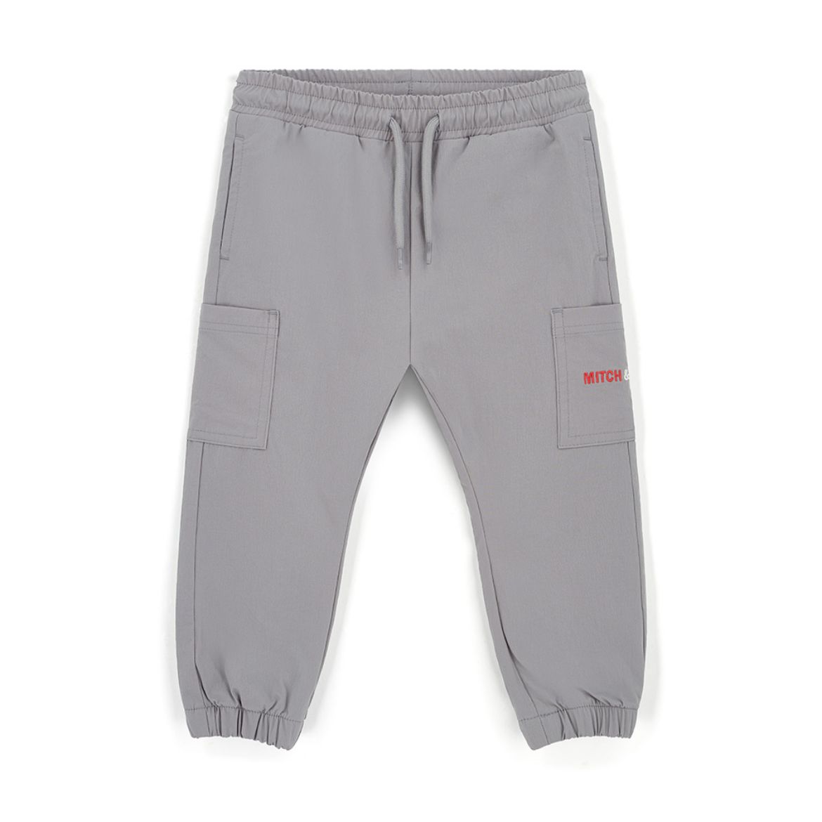 Picture of Mitch & Son Terry Grey Nylon Cargo Trousers