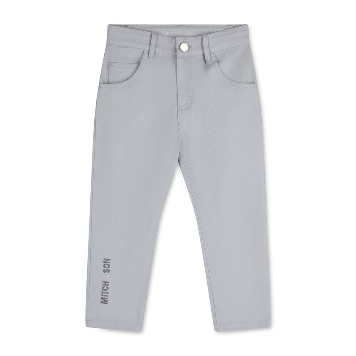 Picture of Mitch & Son Trace Grey Twill Trouser
