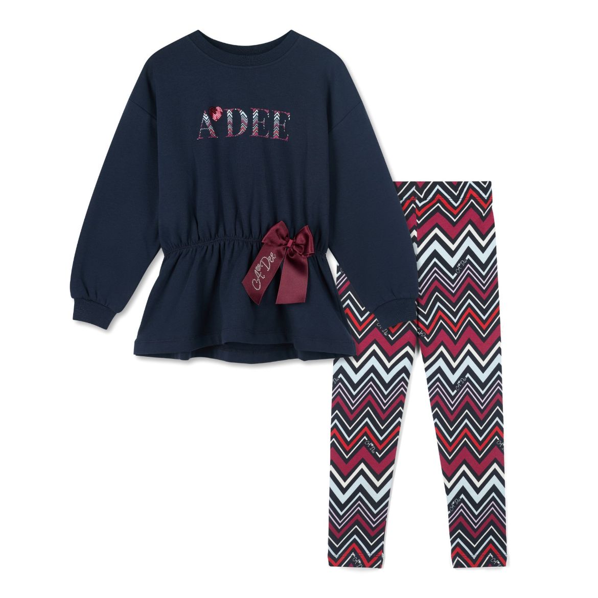 Picture of A Dee Celine Navy Sweatshirt Legging Set