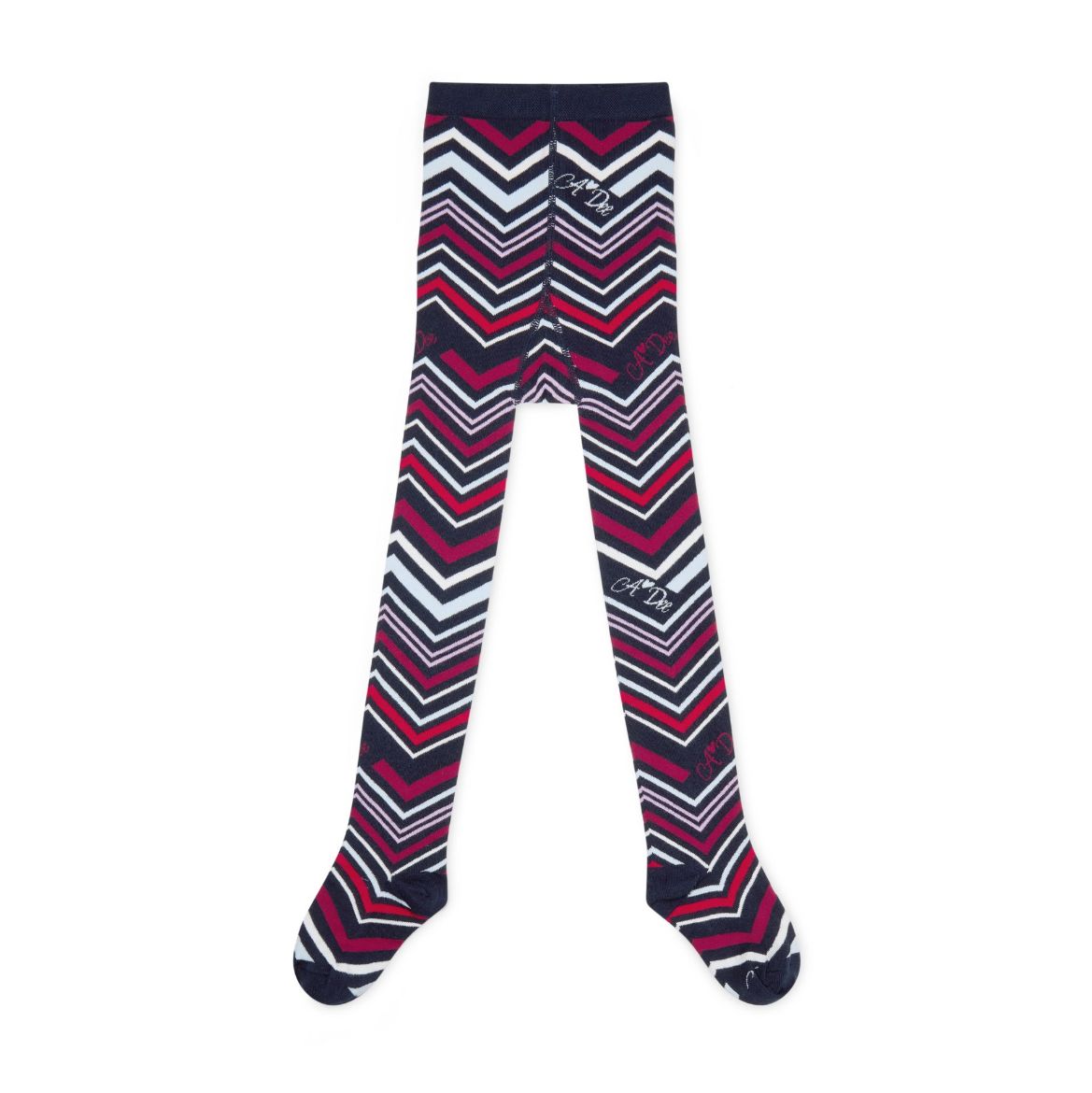 Picture of A Dee Ari Navy Chevron Print Tights