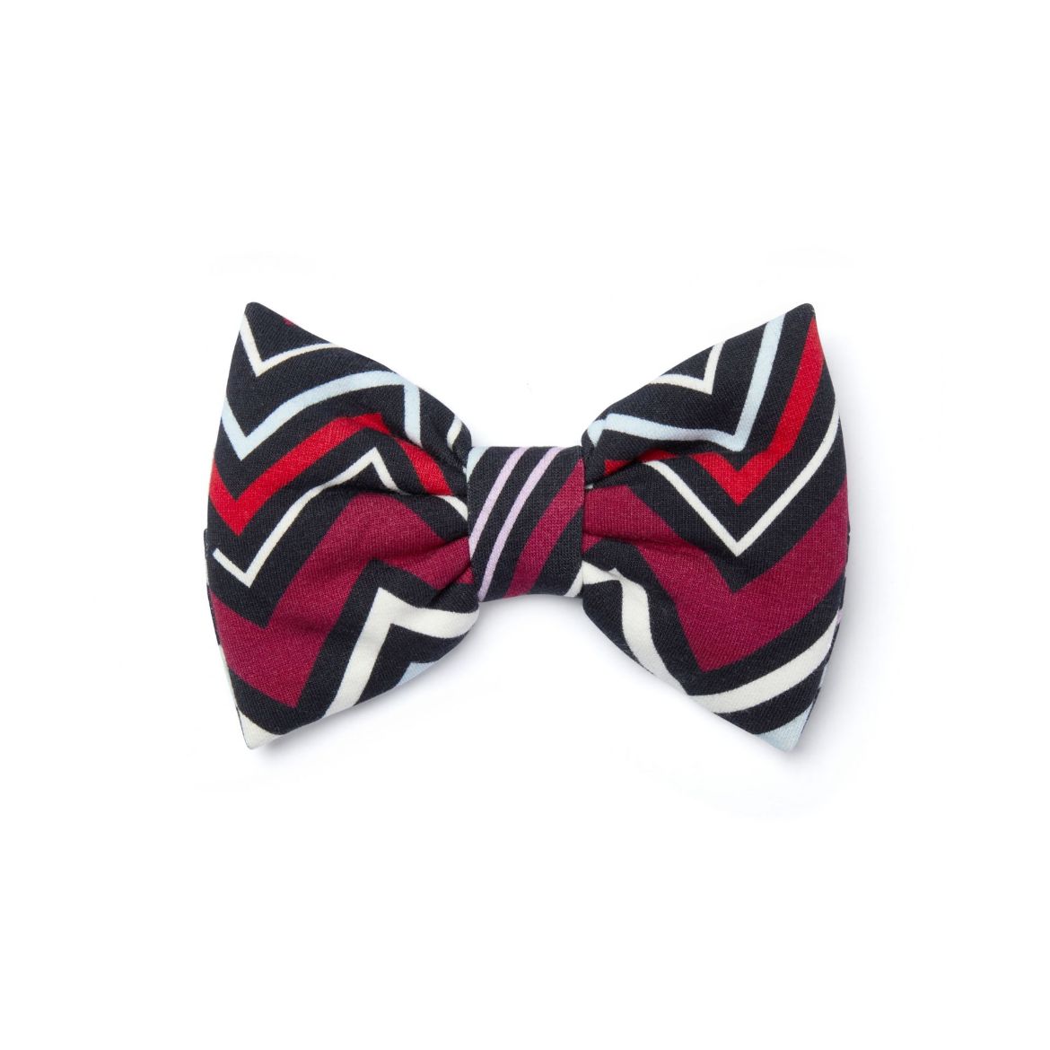 Picture of A Dee Brianna Navy Chevron Print Bow Hairclip