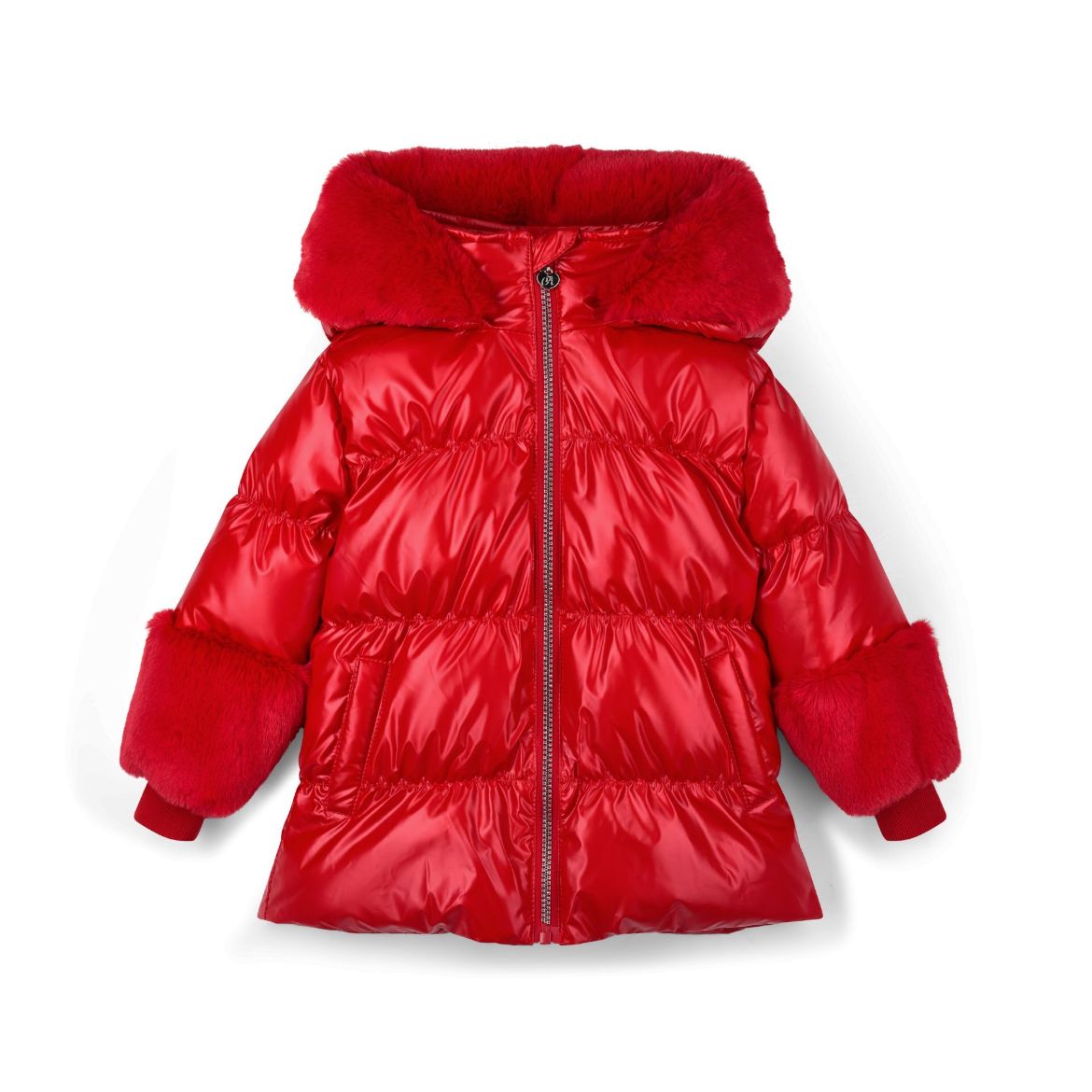 Picture of A Dee Avery Red Short Fur Trim Jacket