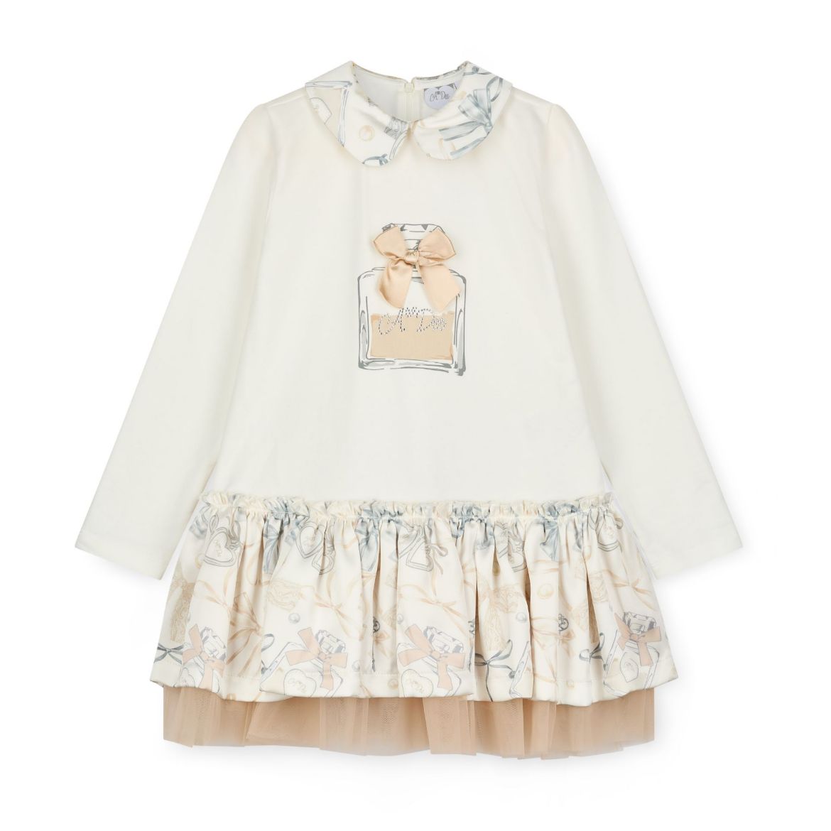 Picture of A Dee Betty White Bow Print Drop Waist Dress