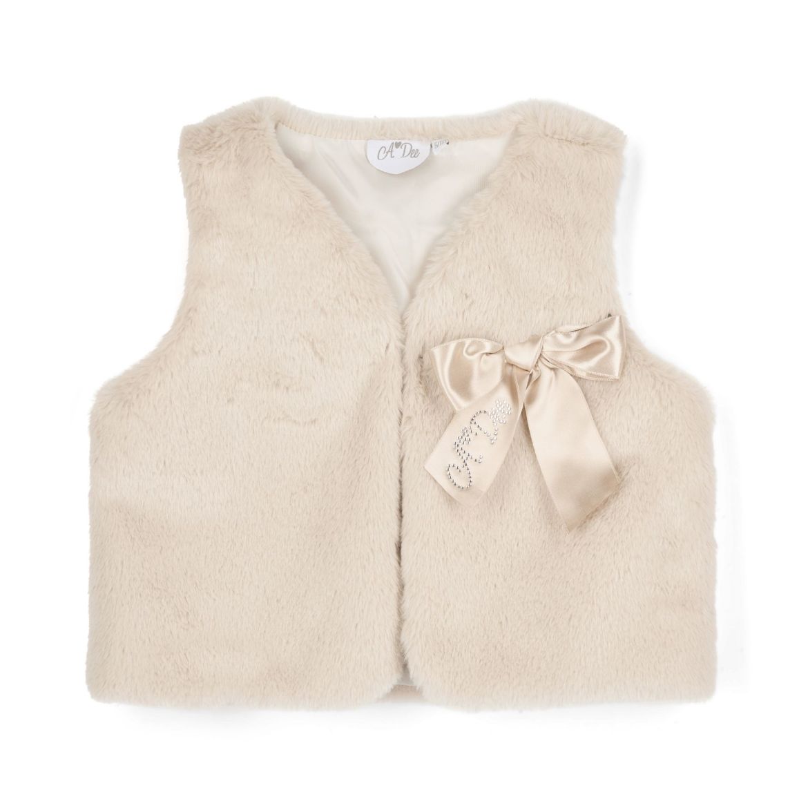 Picture of A Dee Anna Beige Fur Gilet