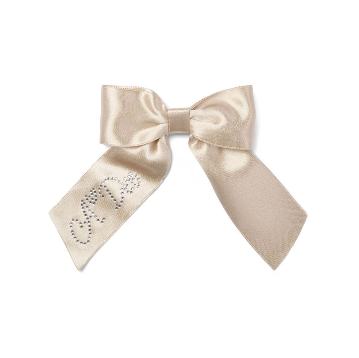 Picture of A Dee Ariah Beige Satin Bow Hairclip