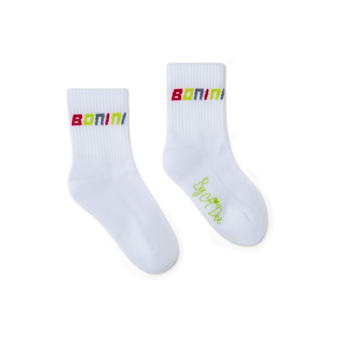 Picture of Bonini Twirl Bright White Sports Socks