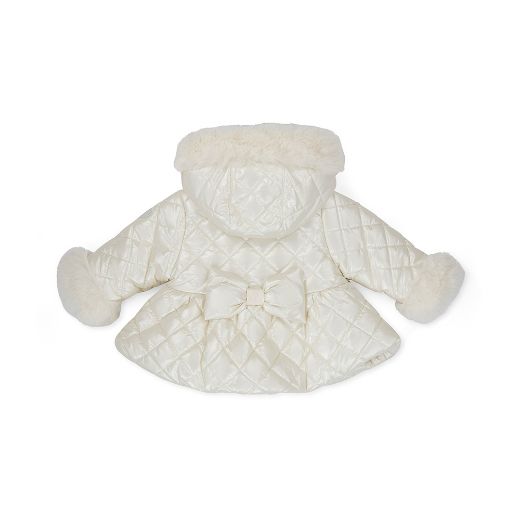Picture of Little A Dolly White Quilted Jacket