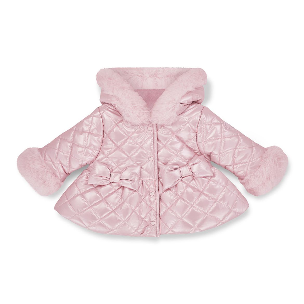 Picture of Little A Dolly Pale Pink Quilted Jacket